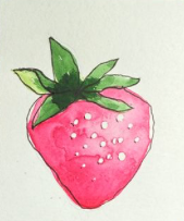 Original Artwork- Kristen Becker - Strawberry