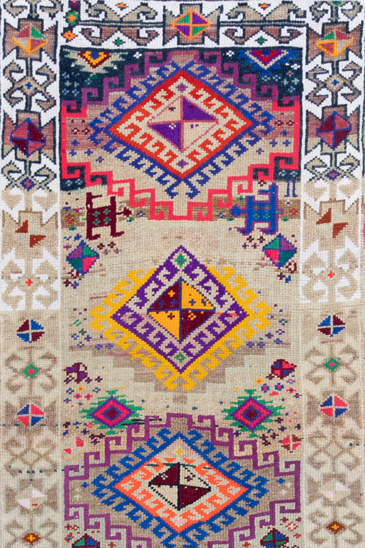 Vintage Herki Runner - Heir Looms Vintage Rugs