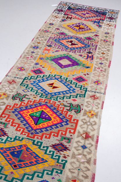 Vintage Herki Runner - Heir Looms Vintage Rugs