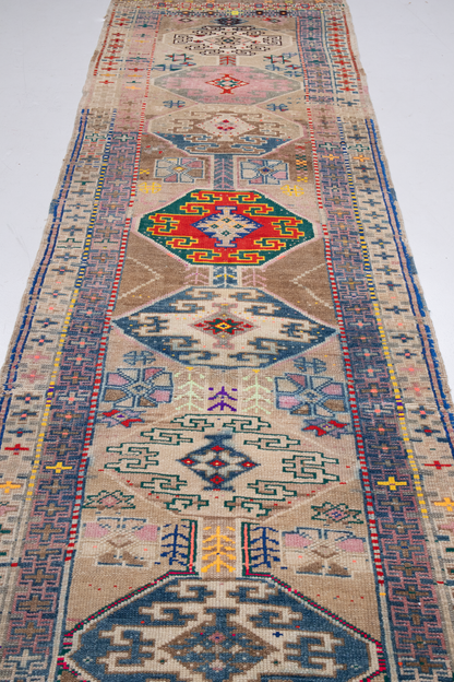 Vintage Herki Runner - Heir Looms Vintage Rugs
