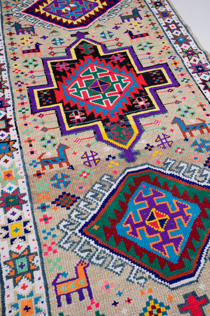 Vintage Herki Rug - Heir Looms Vintage Rugs