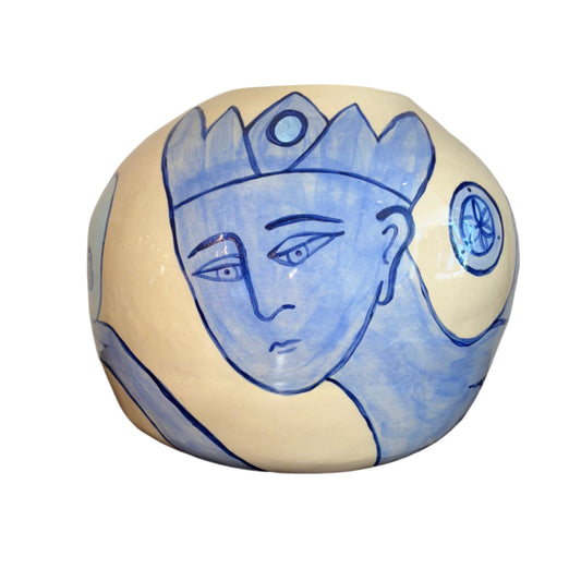 Flying Water Spirit with Cosmic Egg