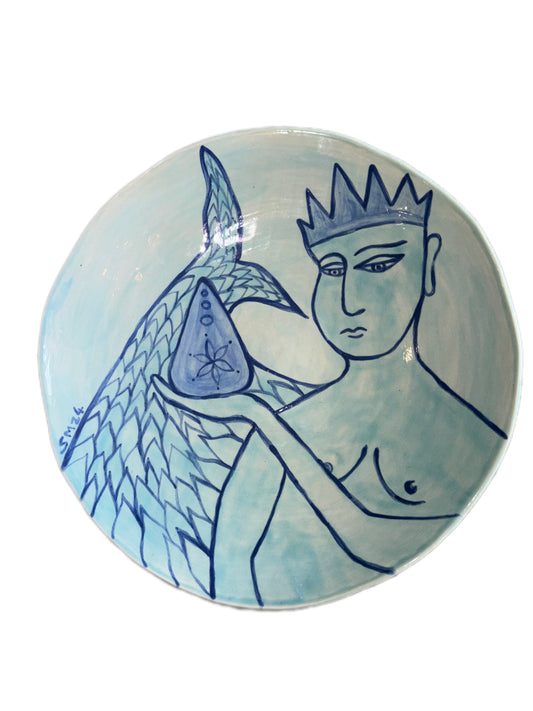 Turquoise Water spirit with Cosmic Amrita