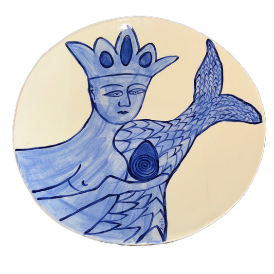Jeweled Crown Water Spirit with Cosmic Egg