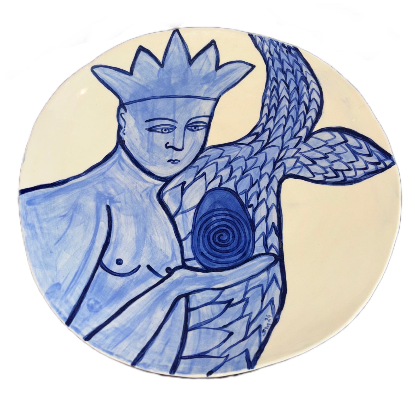 Water spirit with Cosmic Egg