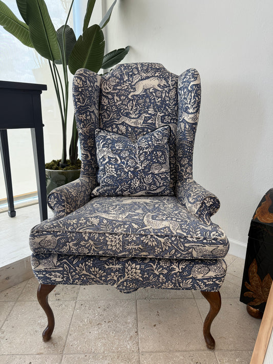 Schumacher Wing Back Chair
