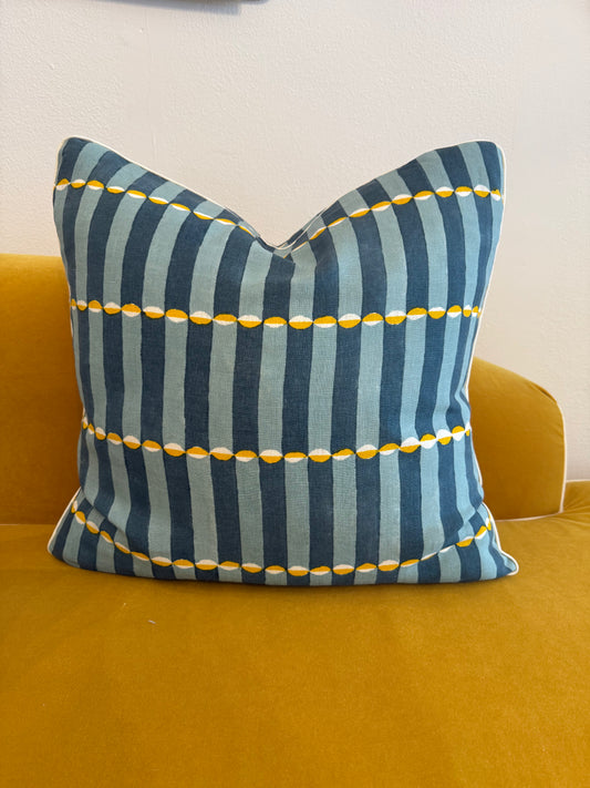 Hand Blocked Print Pillows 20x20