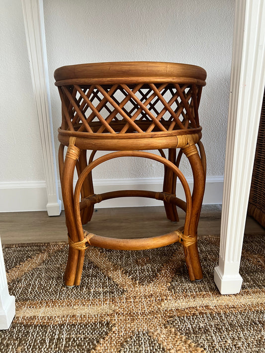Small Rattan Stool