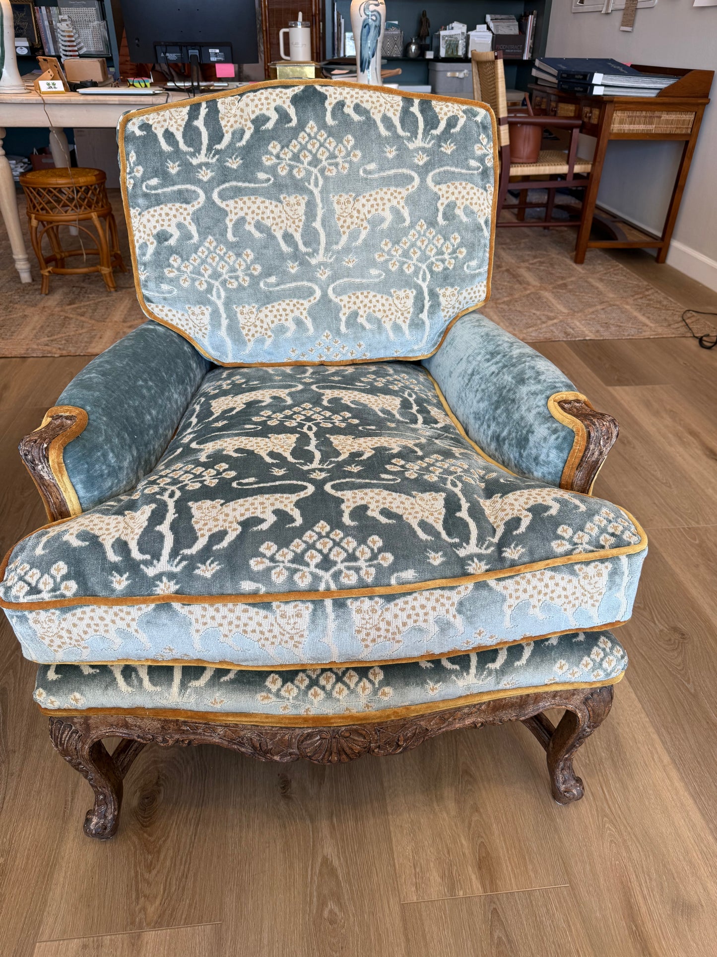 Minton Spidell French Country Upholstered Chairs- Sold as a pair