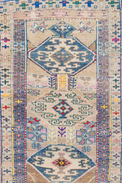 Vintage Herki Runner - Heir Looms Vintage Rugs