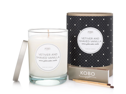 KOBO Candle- Vetiver + Shaved Vanilla