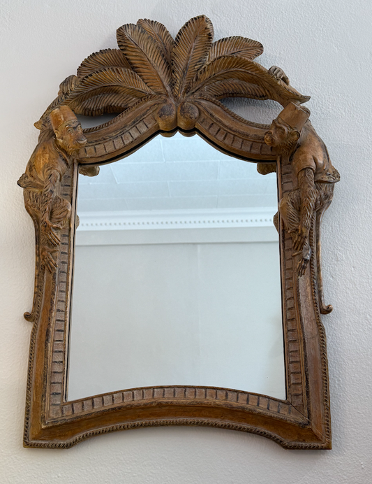 Vintage Monkey Mirror