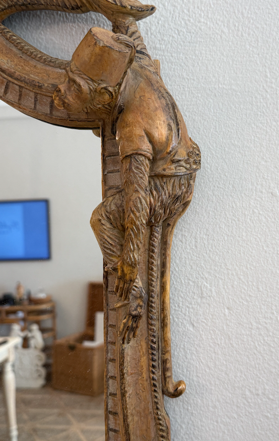 Vintage Monkey Mirror