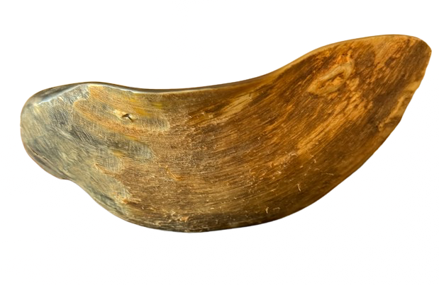 Natural Horn Pedestal Bowl