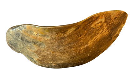 Natural Horn Pedestal Bowl