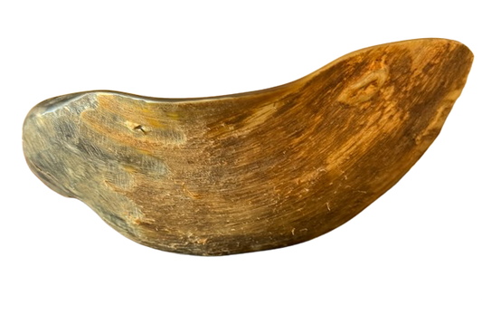 Natural Horn Pedestal Bowl