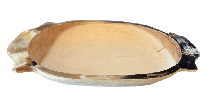 Horn Rimmed Serving Tray