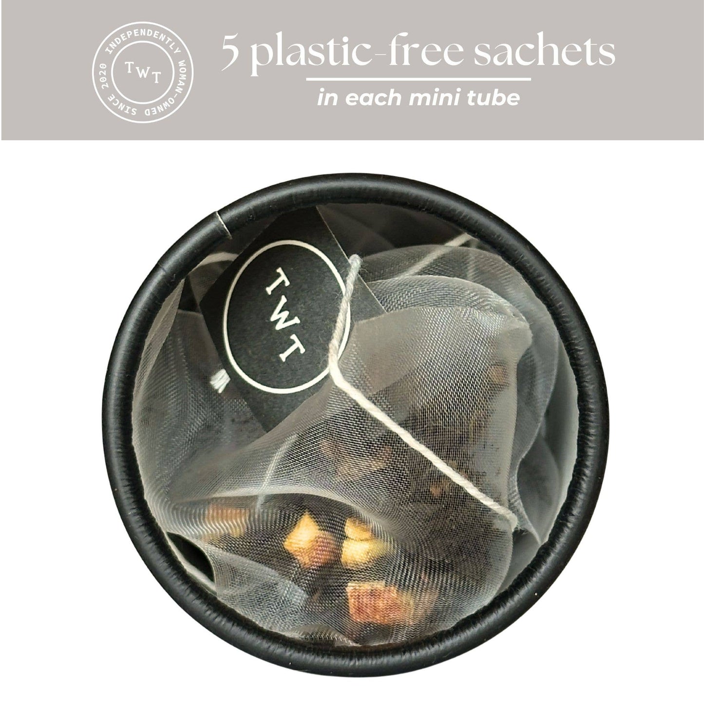 Rudolph's Delight Holiday Mini Tube Gift (5 tea bags)